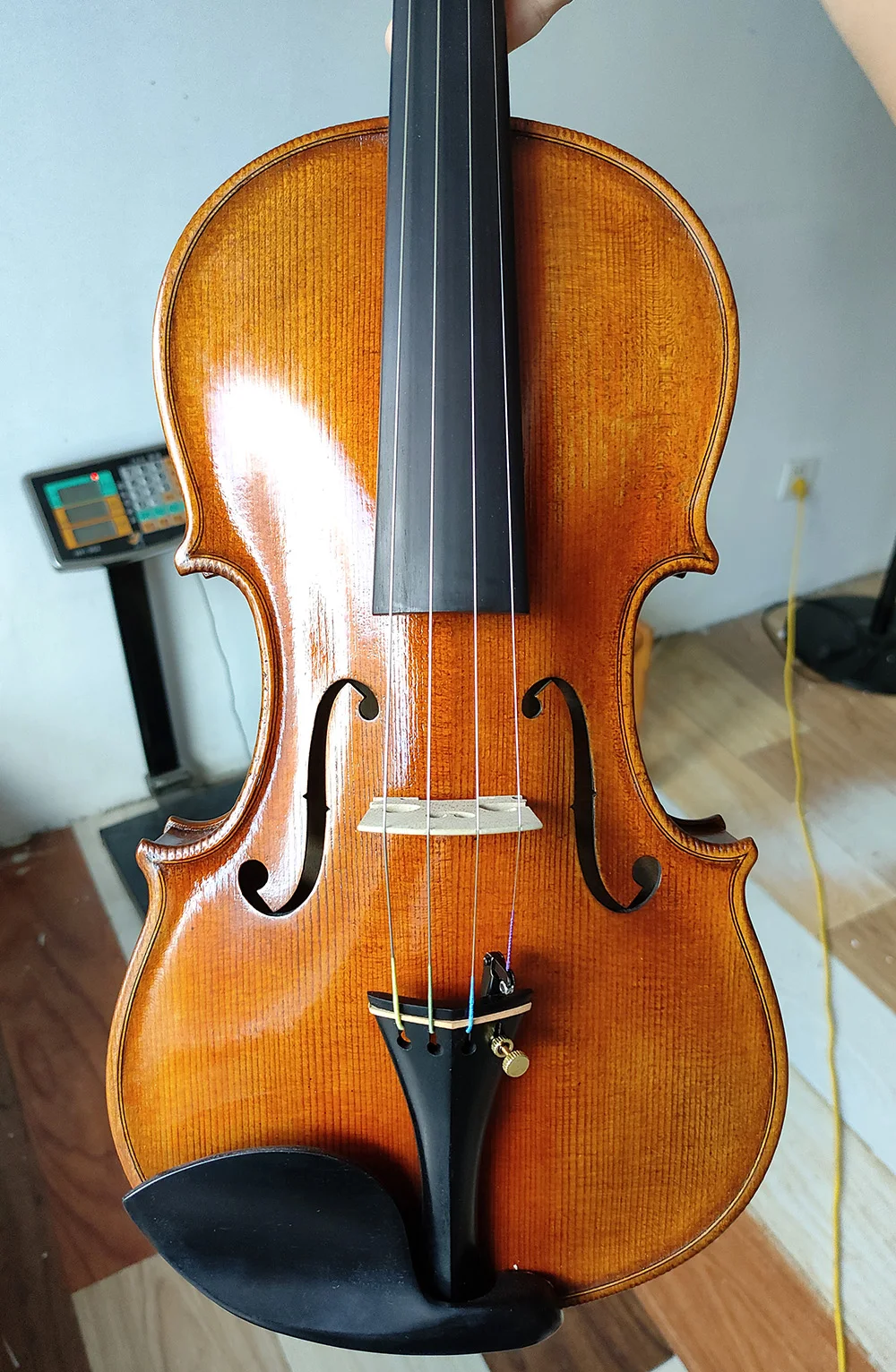 Antonio Stradivarius 1714 Soil Copy Professional Violin 4/4 Size #4132 Master European Spruce Handmade Oil Varnish