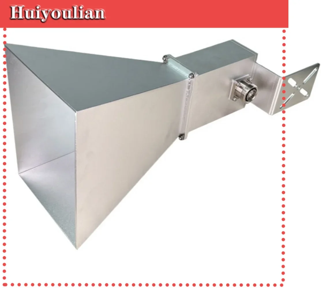 2.2-3GHz 15dBi 1000W High Power Horn Antenna Dual Ridged Waveguide for EMC EMI Microwave Darkroom Test Standard Gain Antenna