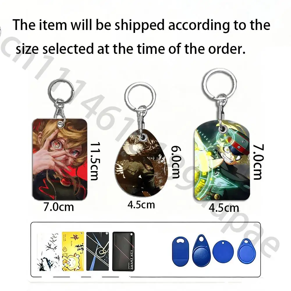 Y-Youjo Senki S2 Protective Printed Leather Card Case Metal Keychain Accessory