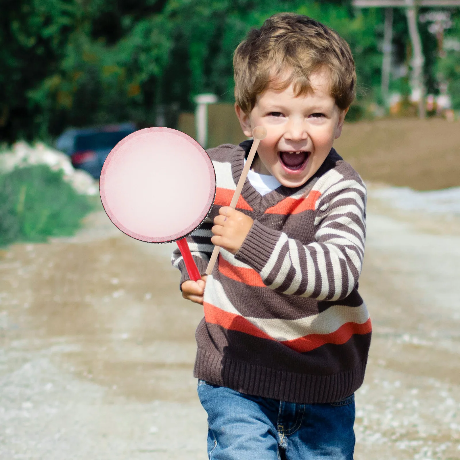 

Hand Drum Set Durable Fine Craftsmanship Stimulates Curiosity Develops Coordination Auditory Skills Imagination Rhythm