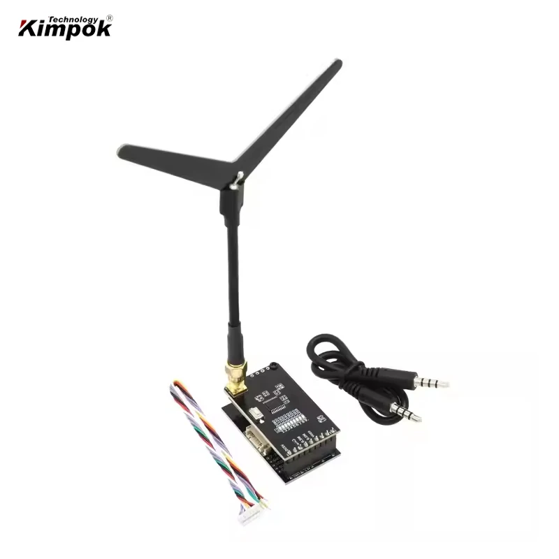 1.2G 1W 드론 비디오 송신기 및 수신기 1.2G 1.3G FPV VTX VRX AV 송신기 1060-1380Mhz