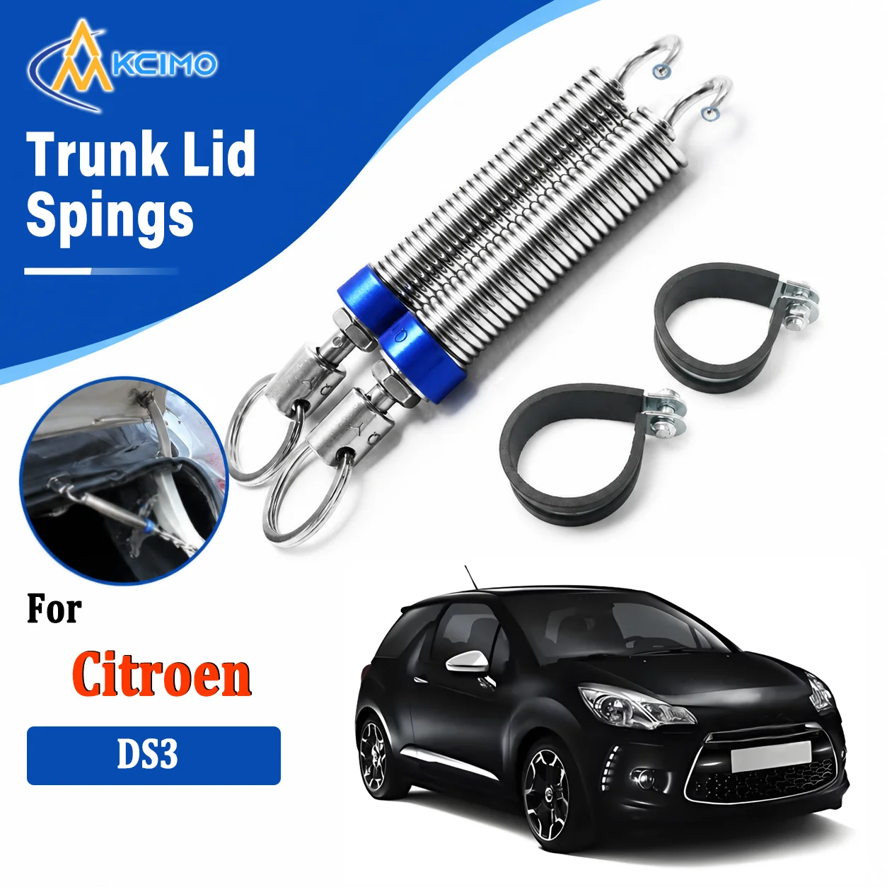 KCIMO 1/2Pcs Car Boot Lid Lifting Spring Trunk Auto Lift Device For Citroen DS3 Car Trunk Lid Automatically Support Device