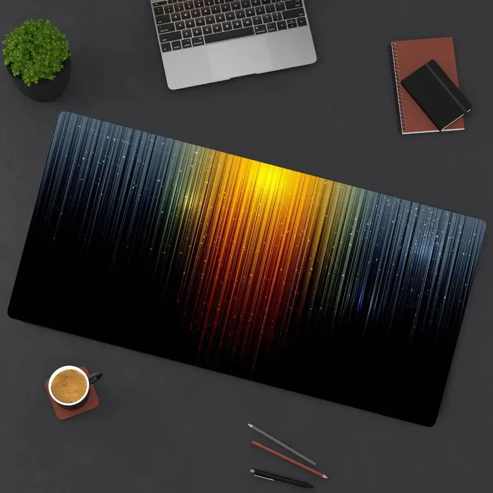 Занавеска-стример и иллюзия. Нескользящий моющийся коврик для мыши с резиновым дном, подходящий для работы, игр и офиса.