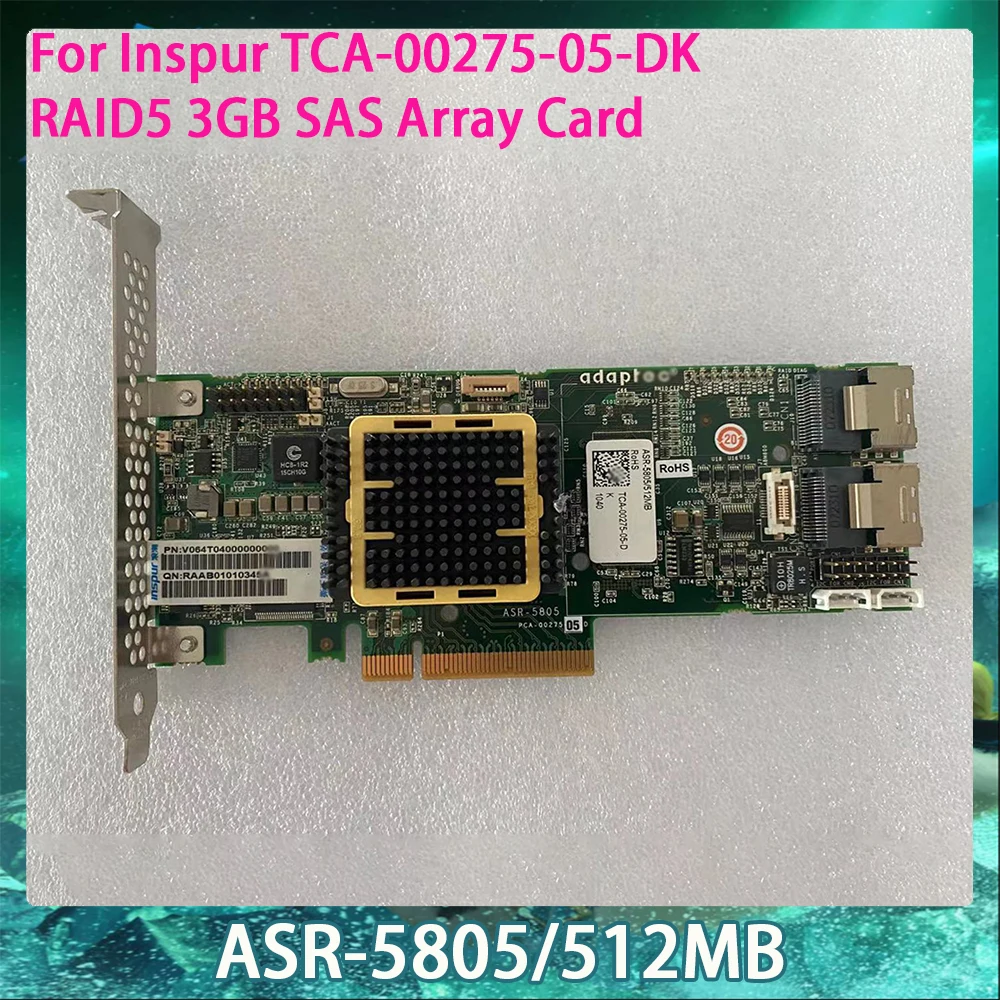 ASR-5805 512MB dla Inspur TCA-00275-05-DK RAID5 3GB SAS Array Card