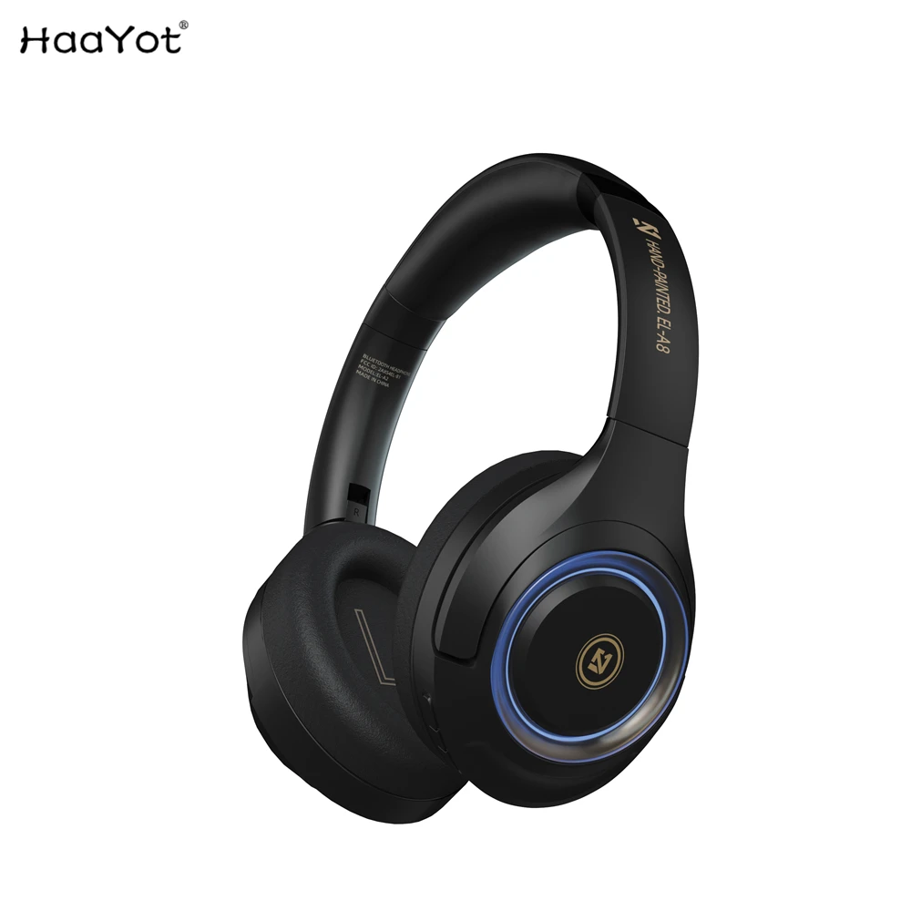 Wireless Bluetooth Headphone with Noise Cancellation HiFi Stereo Sound Mic Deep Bass Over Ear Headset for PC Game Travel Class