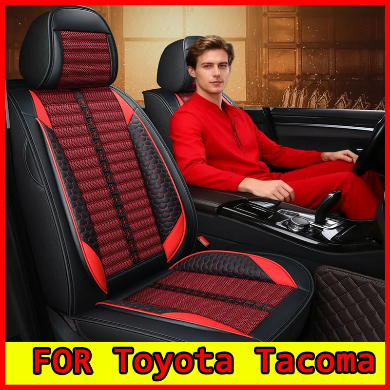 

Чехол на автомобильное сиденье, водонепроницаемый льняной чехол из искусственной кожи ​ ​ Износостойкий мягкий и удобный чехол на сиденье с полным запахом ДЛЯ Toyota Tacoma