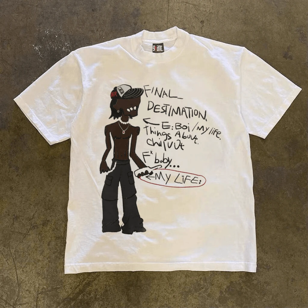 

2025 Full Time Warm and Comfortable 220g Heavy Pure Cotton Y2k Style Harajuku Graphic T Shirts Vintage Oversize Unisex Tops Tees