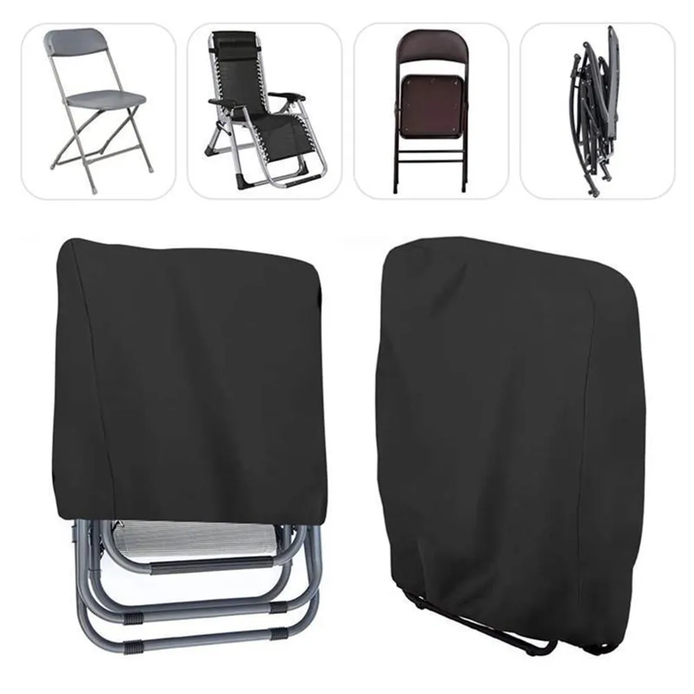 

Folding Chair Dust Cover Outdoor Garden Chairs Storage Bag Patio Furniture Protector Waterproof Dustproof Chair Cover