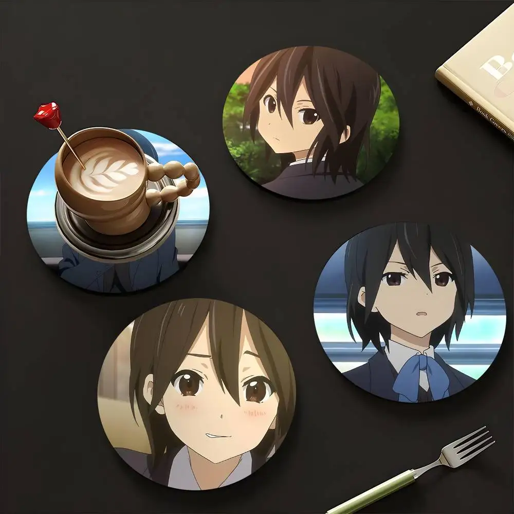 1pc Himeko Inaba Anime Characters Wooden Coaster Colour Printing Cup Mat Home Desk Decoration Gifts