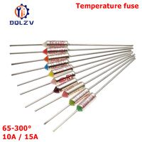 TF Thermal Fuse RY 10A 15A 250V Temperature 65C 73C75C 85C 100C 110C 120C 130C 152C 165C 172C 185C 192C 200C 216C 240C 280C 300C