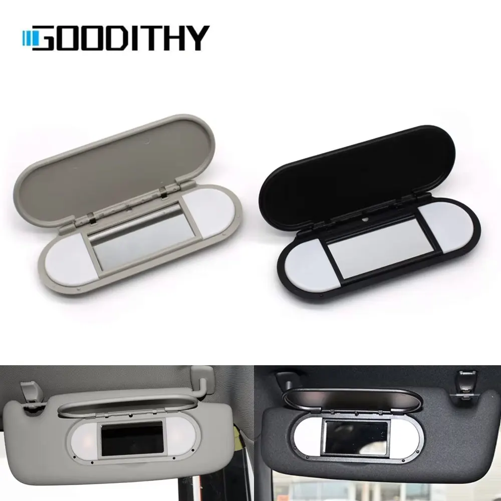 

For BMW MINI Cooper ONE JCW F55 F56 2014-2023 LHD RHD Car With Lamp Sunshade Panel Housing Vanity Sun Visor Makeup Mirror Cover