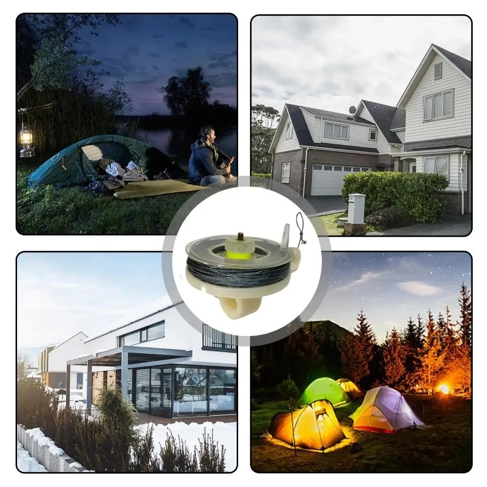 Perimeter Trips Cord Trip Alarm Wire Trip Line Camping Gear Security System Defense Device Reusable Alarm Camping