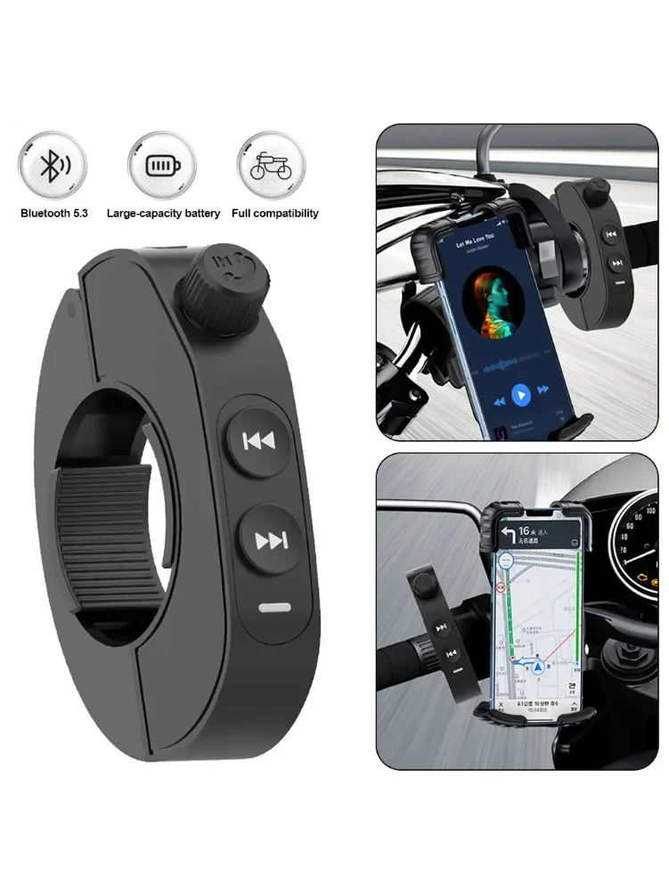 AliExpress NONE Motorcycle Handlebar Control Bluetooth Wireless Hands-free Calls Remote Control Bike Handlebar Media Contrl for Bicycle Car