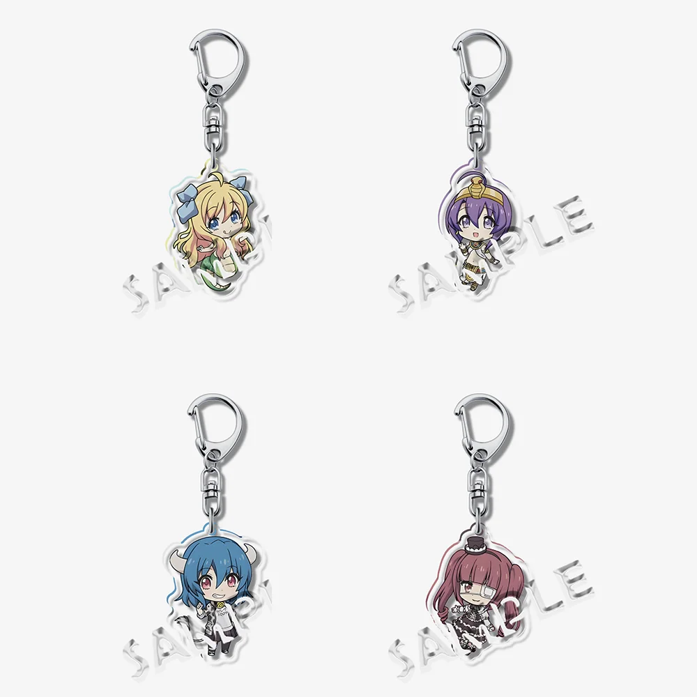 Аниме Дропк на Моем Дьявола! 6 см акриловый брелок Юрин Ханазоно Джашин-чан Медуза Минос рюкзак Декор подарки