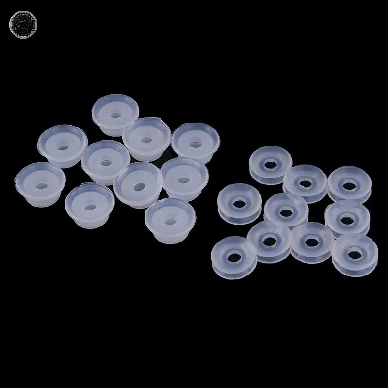 10Pcs Pressure Cooker Valve Parts Float Sealer Silicone Seal For Electrical Power Pressure Cooker Float Cap Valve Float Pad