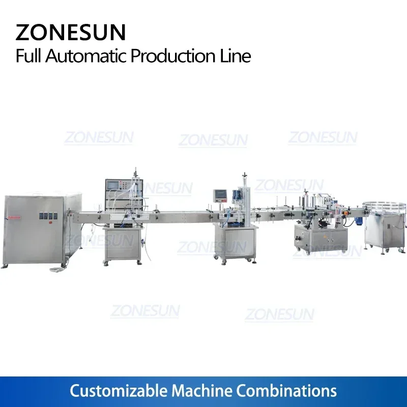 ZONESUN ZS-FAL180R8 Магнитный насос для наполнения и этикетировочной машины для наполнения жидкостью с полностью автоматической поворотной машиной для бутылок