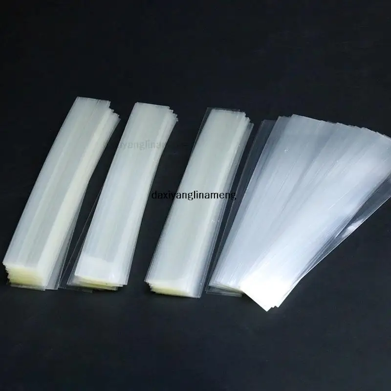 200 Cái/lốc Pvc Transparant Nhiệt Ban Nhạc Cong Vênh Cho Essention Nắp Chai, AL Bình Đóng Chai, ống, Hương Nước Hoa