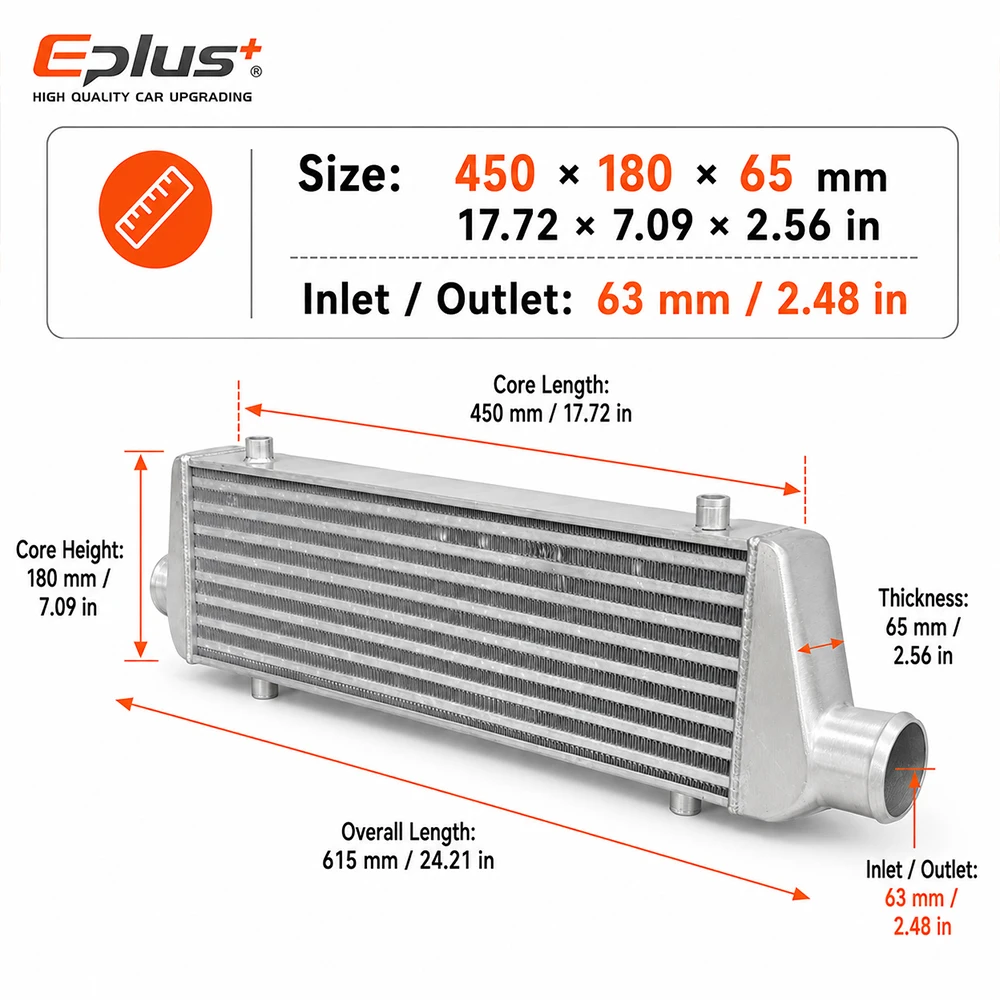Système de refroidissement uni - Intercooler Piping Kit Aluminum 2.5 Inch avis et prix