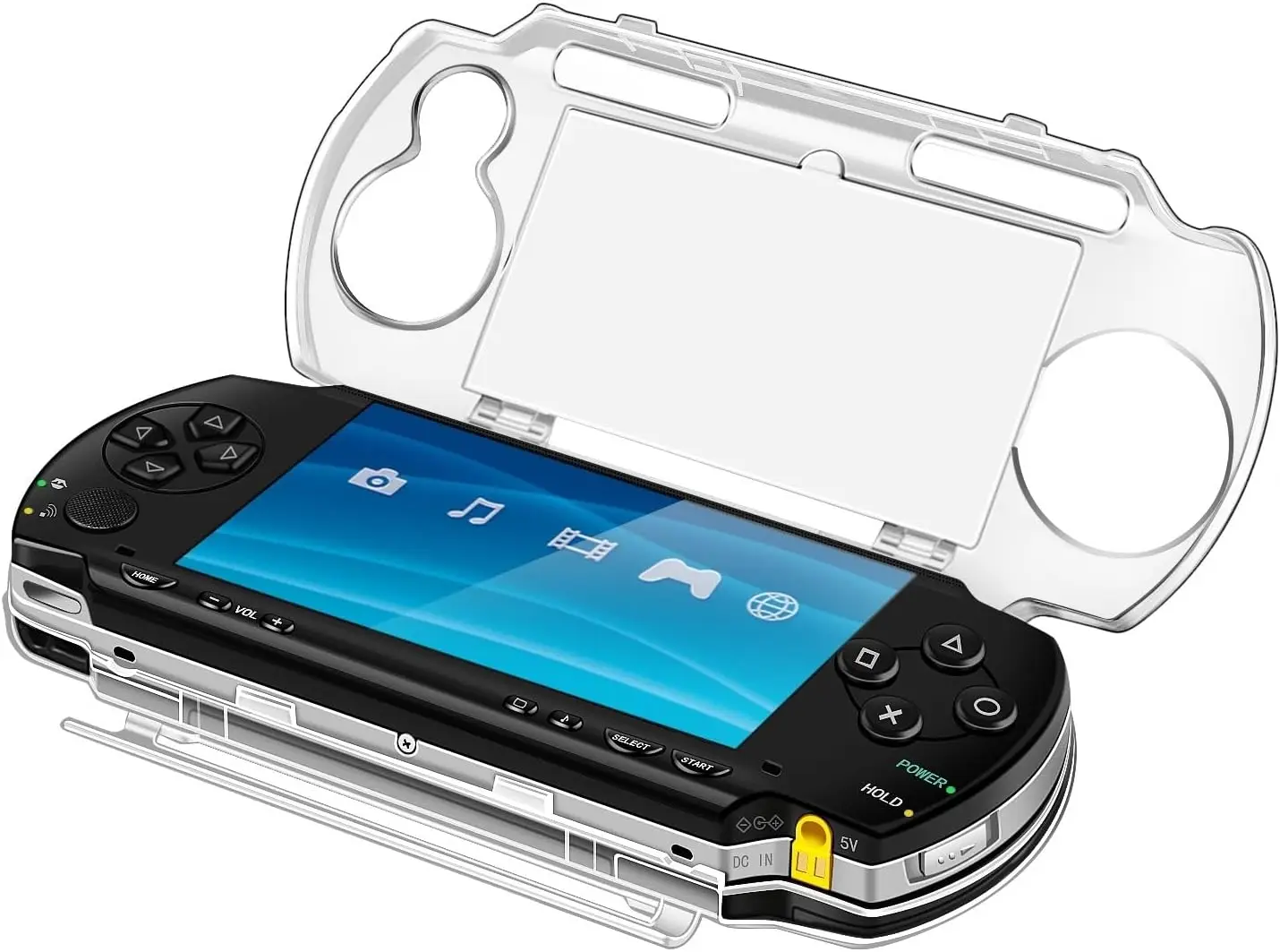 Transparent Protective Case For PSP Series & PSV 1000 Handheld