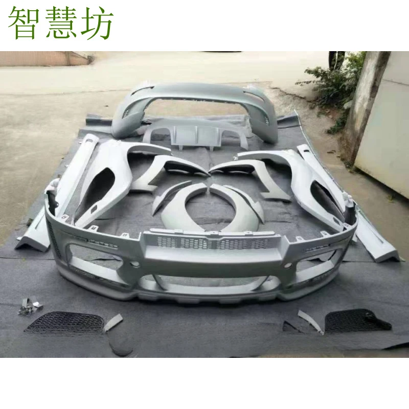 

Подходит для E71 X6 X6M, модифицированных с использованием широкого обвеса HAMANN: передний и задний бамперы, боковые пороги, крылья и решетка радиатора.