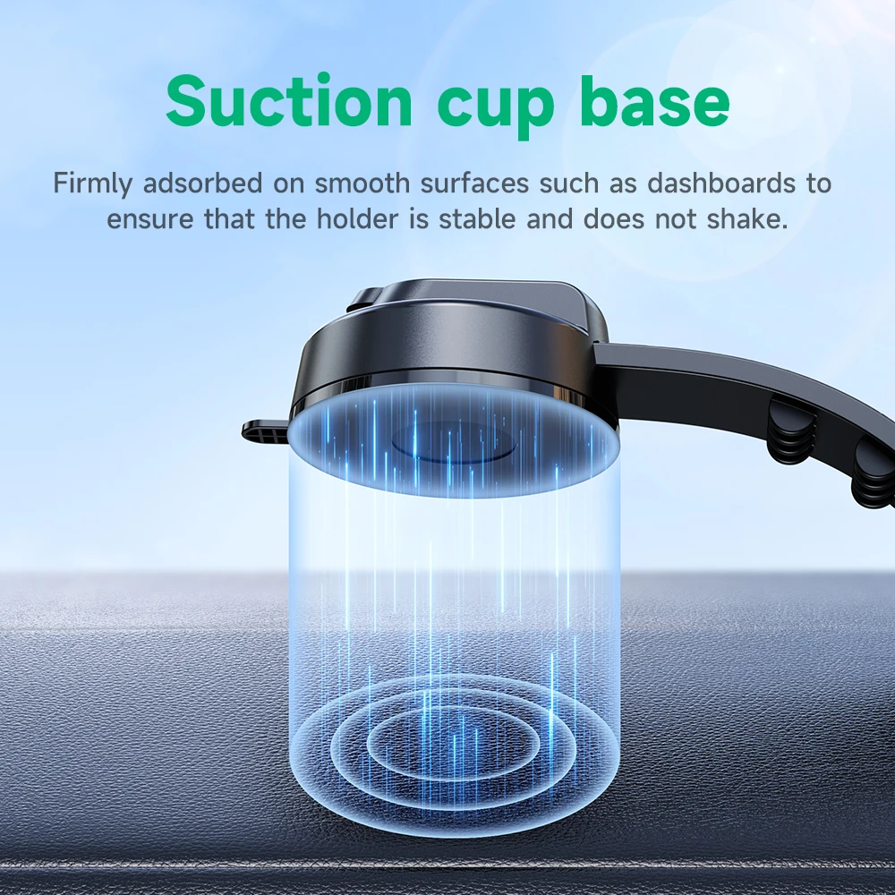 HOCO Might retractable magnetic Wireless Car Charger Mount for iPhone 15 14 15W Fast Charging center console air outlet Holder