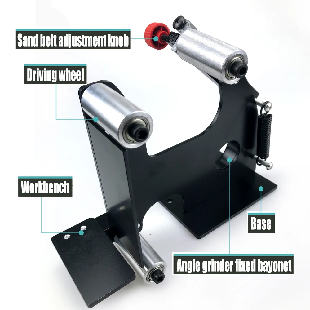 Adaptador de correa de lijado de amoladora angular multifuncional, accesorios de máquina de lijado, rectificadora, pulidora, 100/115, 125