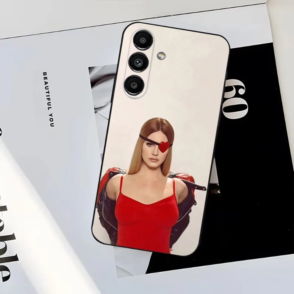 L-Lana Del Rey   Phone Case For Samsung S25,S24,S23,S22,S21,S20,S10,Ultra,Plus,Lite,FE,Soft Silicone Black Cover