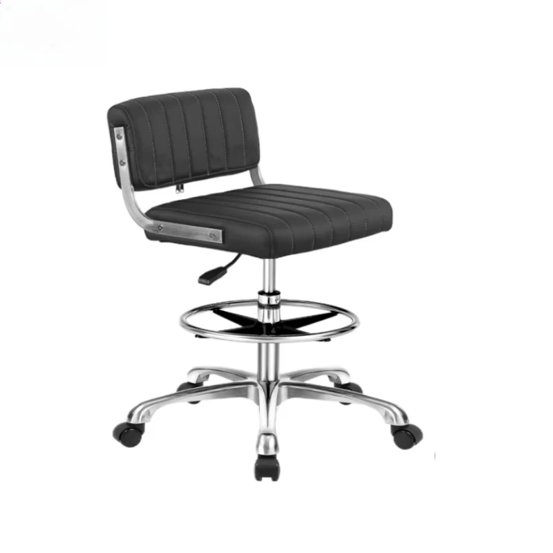 

Modern office furniture barber chair with adjustable height, with rotating base, synthetic leather, suitable for eye clinics