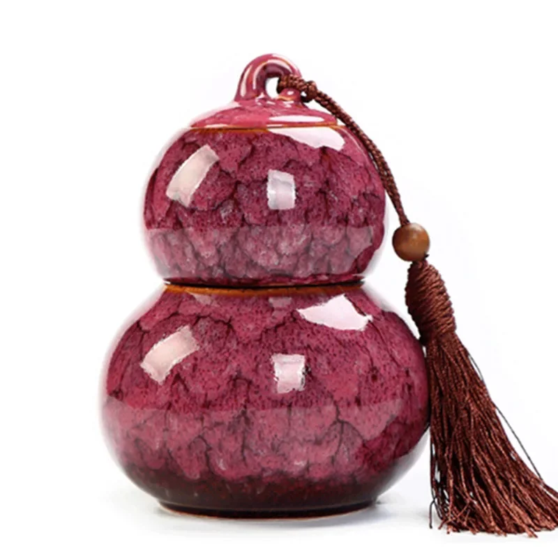 

Креативная чайная банка с тыквой, портативная банка для хранения чая, домашний кухонный инструмент для хранения кофе, 650 мл, коробка для чая, керамическая 2-слойная герметичная банка в стиле ретро