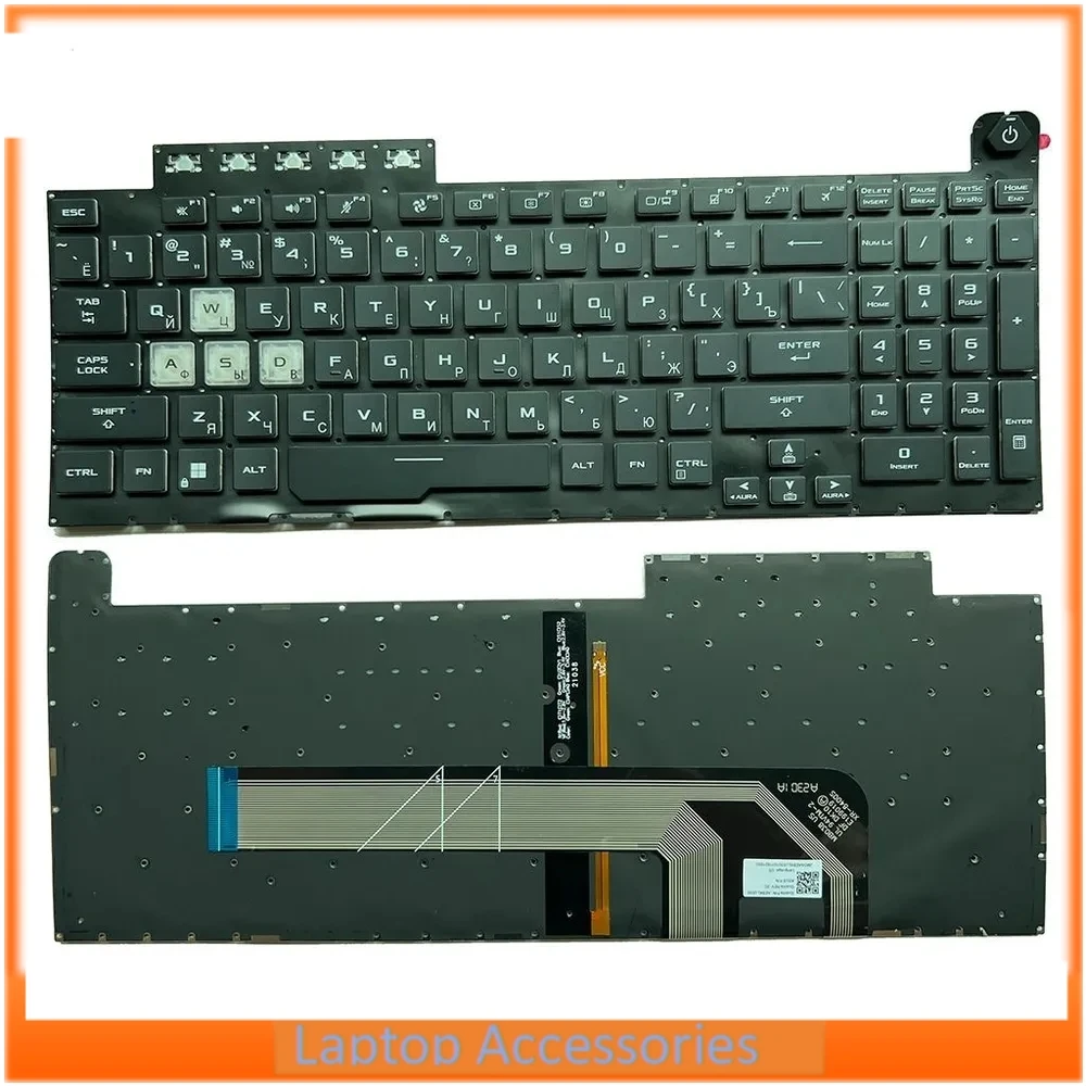 XIN-Russian-US RGB-подсветка клавиатуры для ноутбука ASUS TUF Gaming A17 FA706QM FA706QR FA706QE