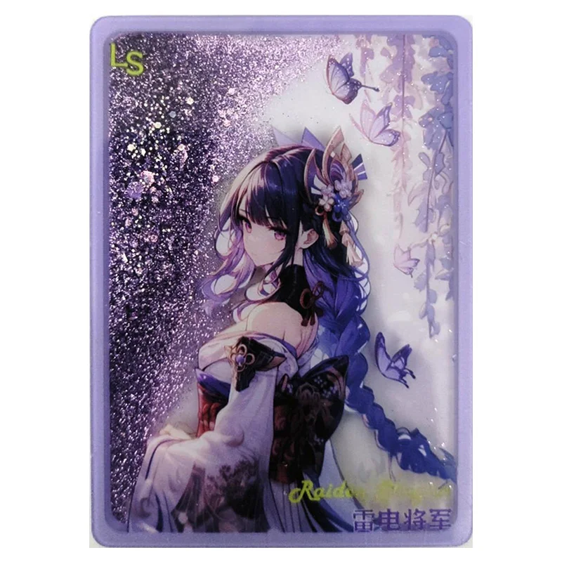 Anime Goddess Story Rare LS PG Quicksand Refraction Flashcards Yae Miko Beelzebul Toys for boys Collectible Cards Birthday Gifts