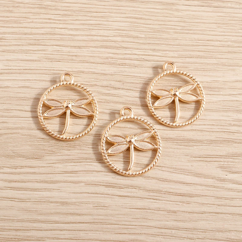 20 Stück 20 x 23 mm niedliche Legierungs-Libellen-Anhänger für Schmuckherstellung, Halsketten, Ohrringe, Armbänder, DIY, handgefertigte Bastelbedarf – Detail 3