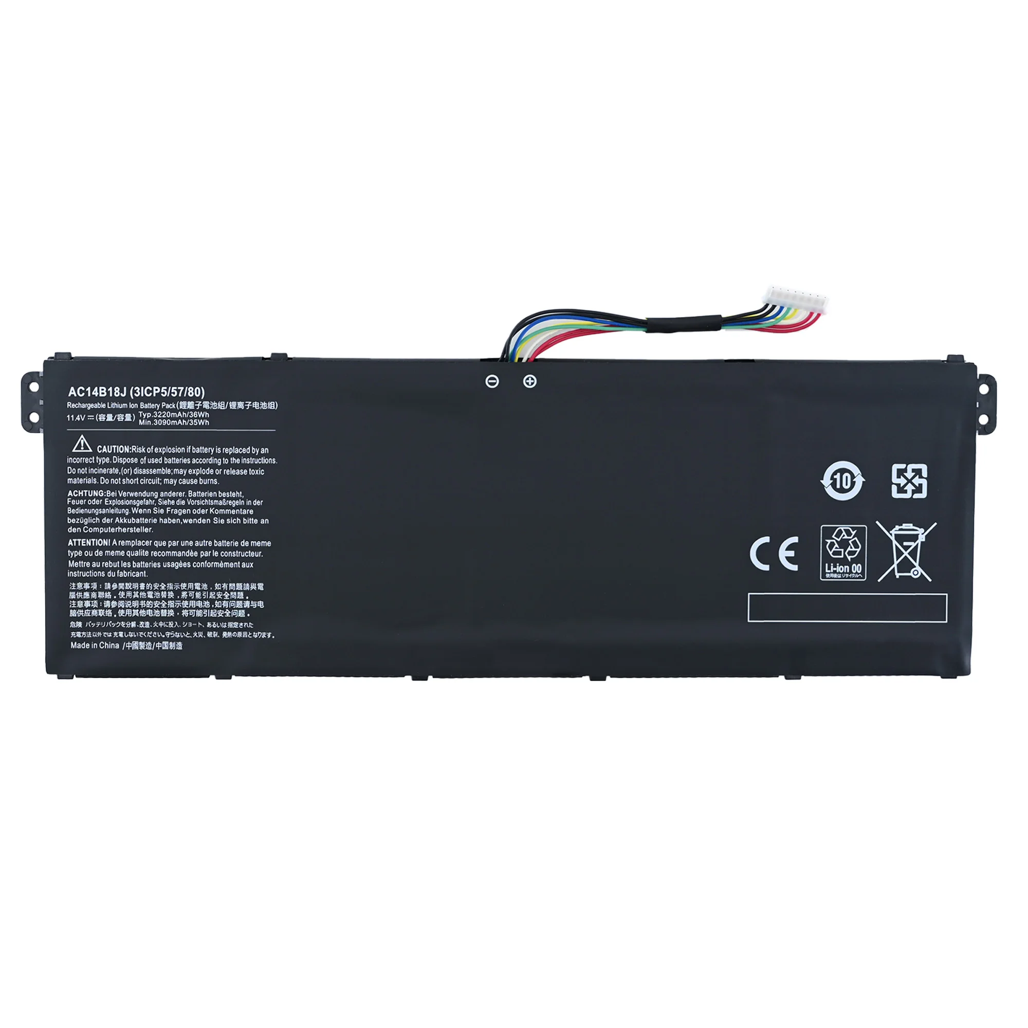 AC14B18J Laptop battery AC14B13J For Acer Aspire V3-112 V3-111P V3-111 ES1-711 E5-771 TravelMate B115-M B115-MP P236-M B116