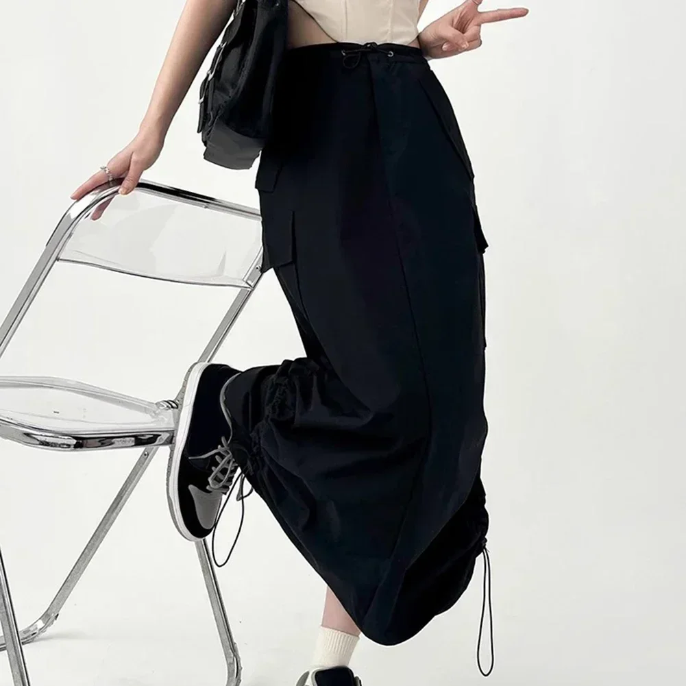 

Casual Daily Wear High Waist Skirt Casual Wide Leg Pants Daily Wear Skirt Elastic Waistband For Casual Outings