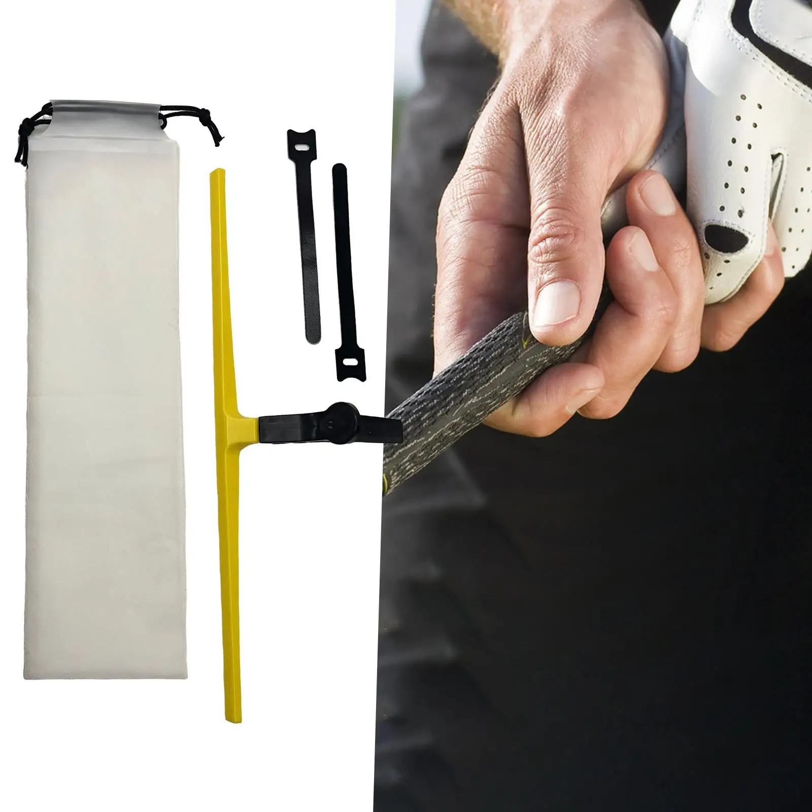 Golf Putting Training Aid Beginner Hitting Accuracy Golf Swing Practice