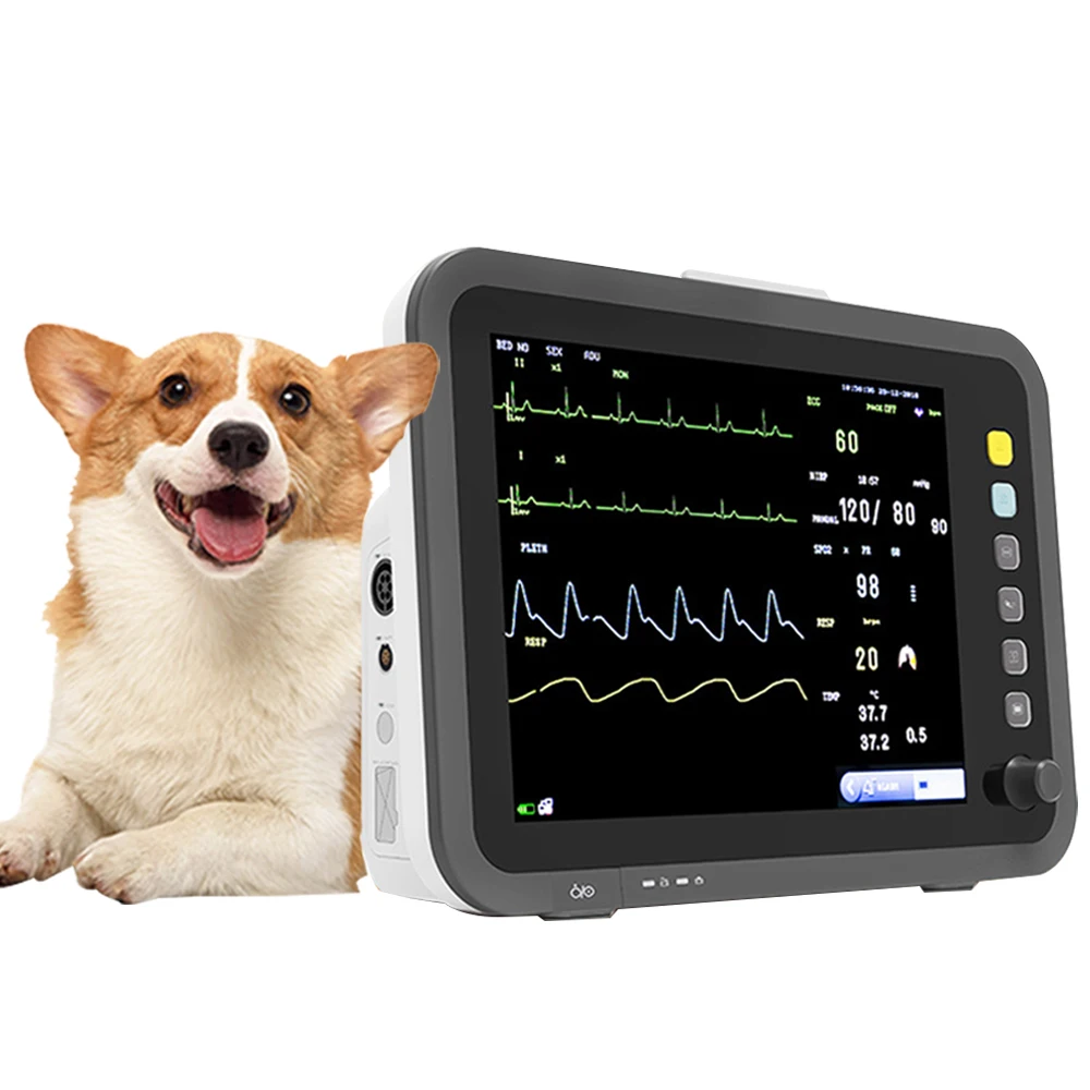 veterinary equipments mini multi-parameter vet pet veterinary  bp anesthesia multiparametro monitor ibp ppm-sv12