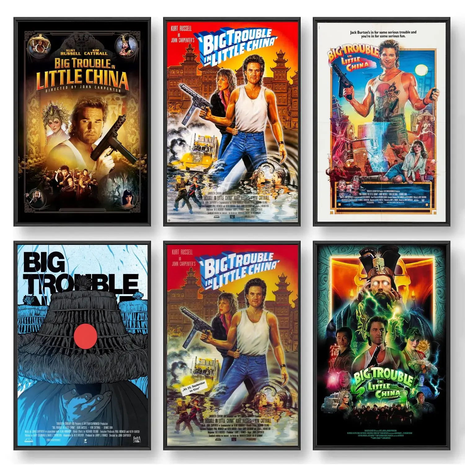 Большие проблемы в маленьком китайском кино шелковая искусство стены гостиной спальни живопись