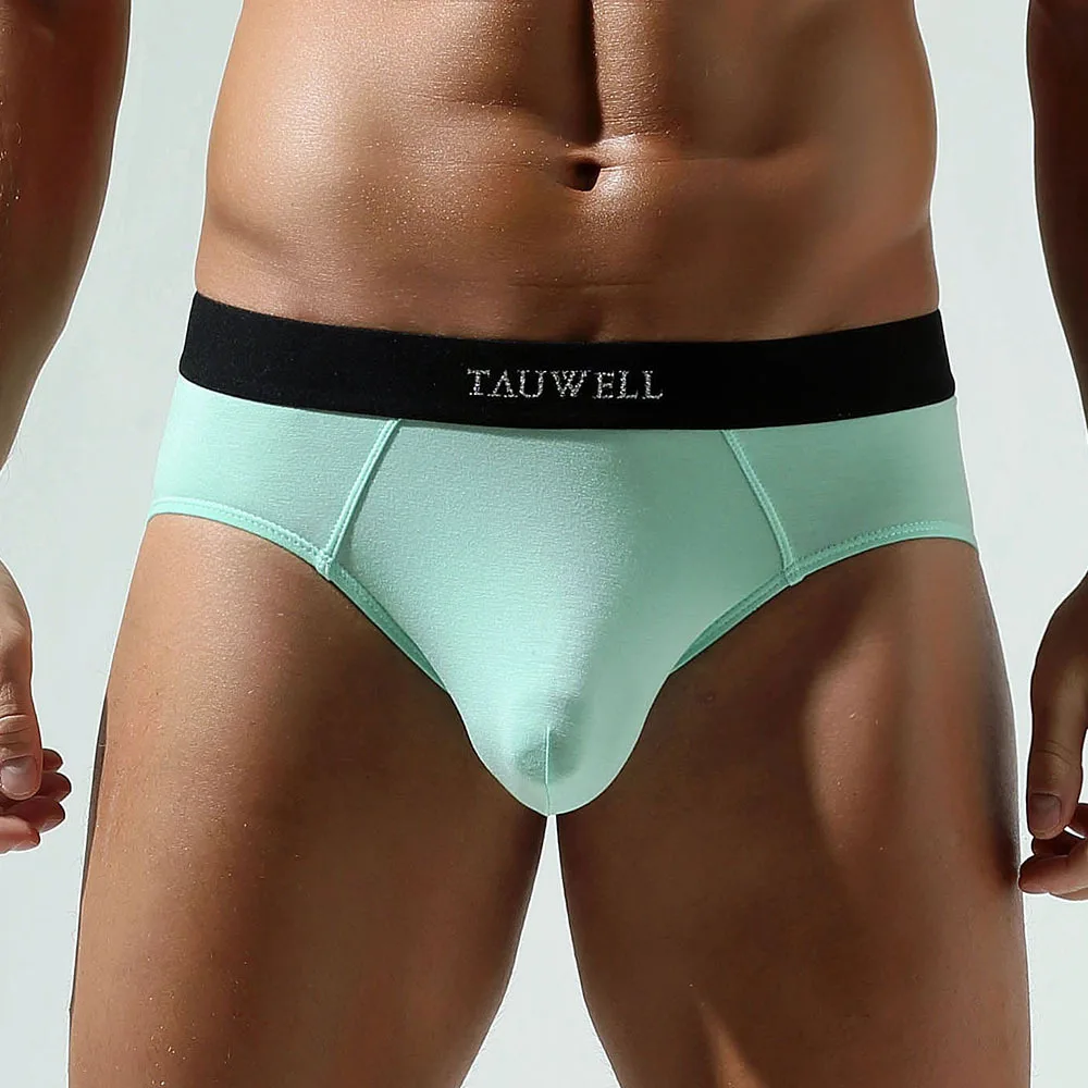 

Men's Bulge Briefs Soft Smooth Comfort Elastic Waistband Underwear Breathable Daily Underpants Youth Skin-Friendly Sports Tangas