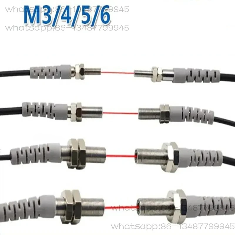 M3/M4/M5/M6 Micro Opposed Laser Sensing Visible Red Light of Condensing Control Infrared Photoelectric Switch Opposite Shot