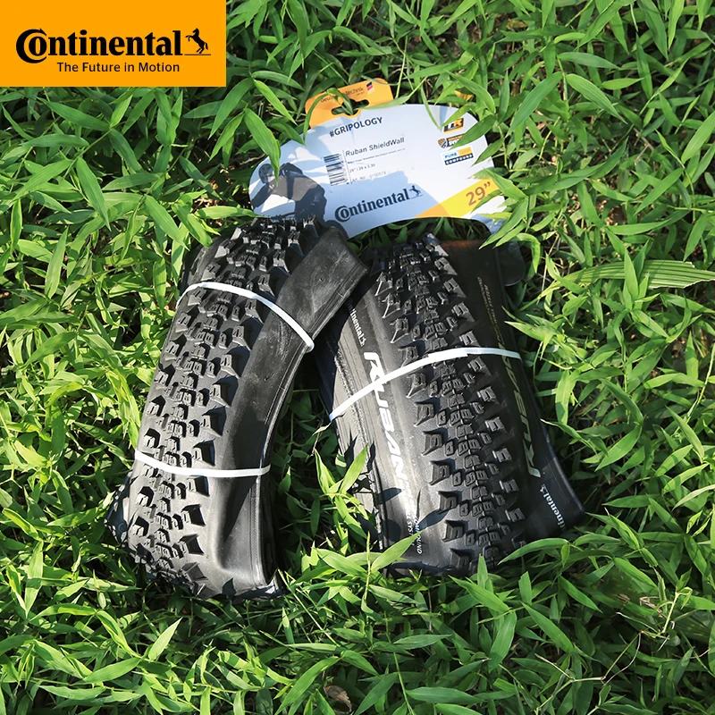 Continental Ruban MTB Tyre 29x2.3 Tubeless Ready Folding Tire Pure Grip Compound Shield Wall System180TPI Anti Puncture Tyre