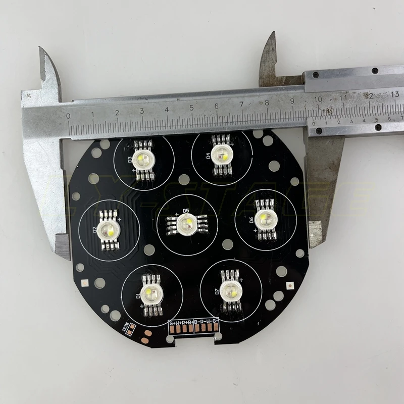 7X10W LED Light Board for 7x10w Mini Moving Light RGBW RGBWAUV 4in1 6in1 Parts Repair Accessories