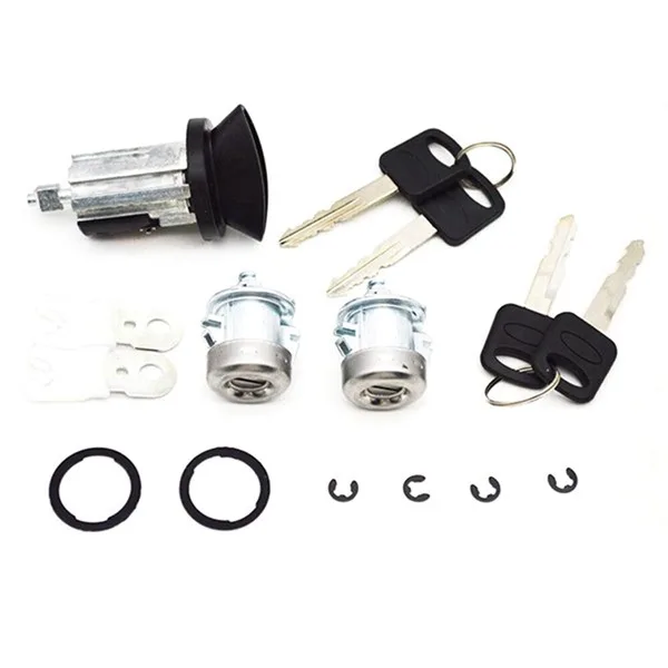 Iron Construction Door Lock Cylinder Includes Matching Keys Complete Replacement Kit Door Lock Cylinder For Ford