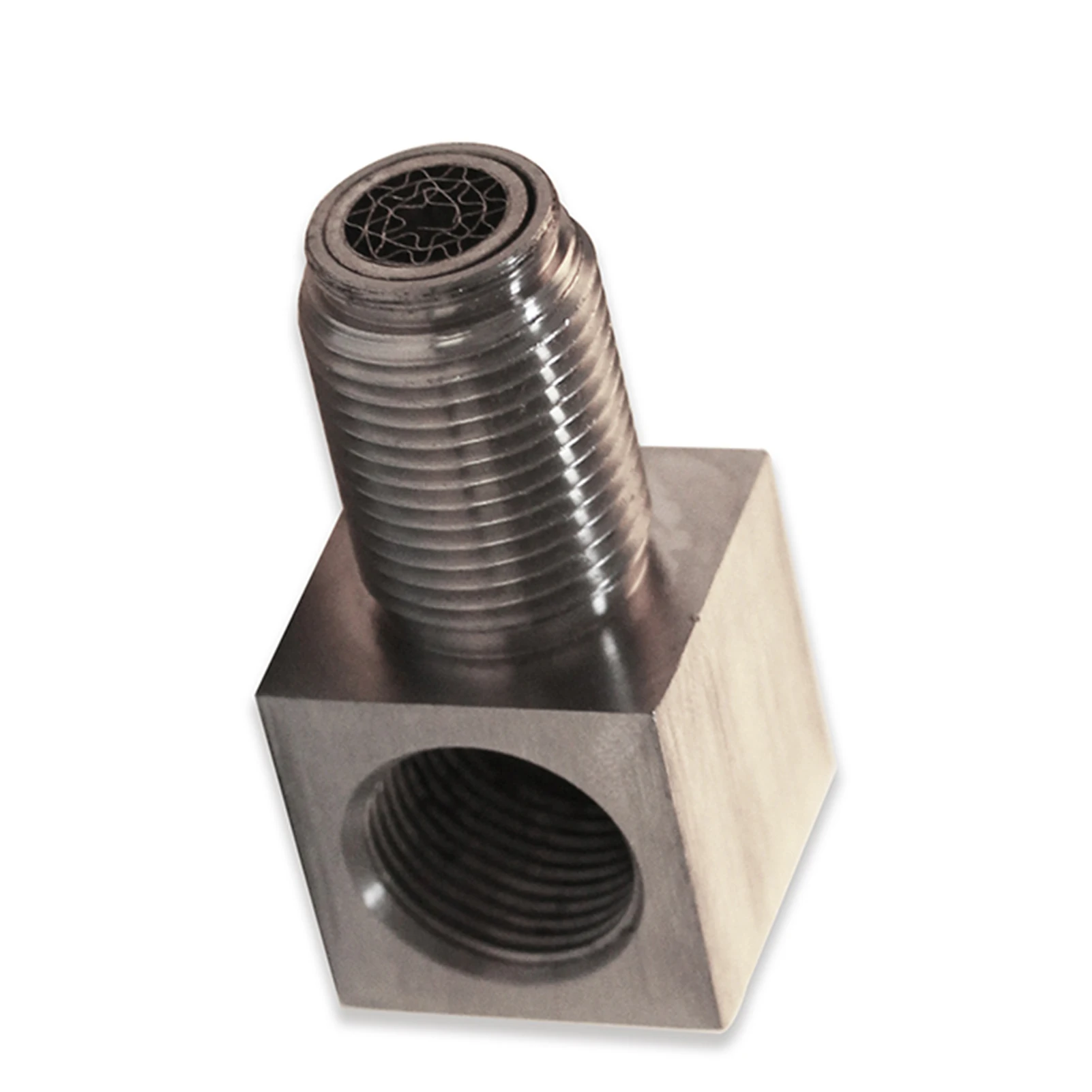 Auto Universal O2 Sauerstoff Sensor Spacer Motor Licht Adapter Bung Katalysator Fix Eisen Vernickelung