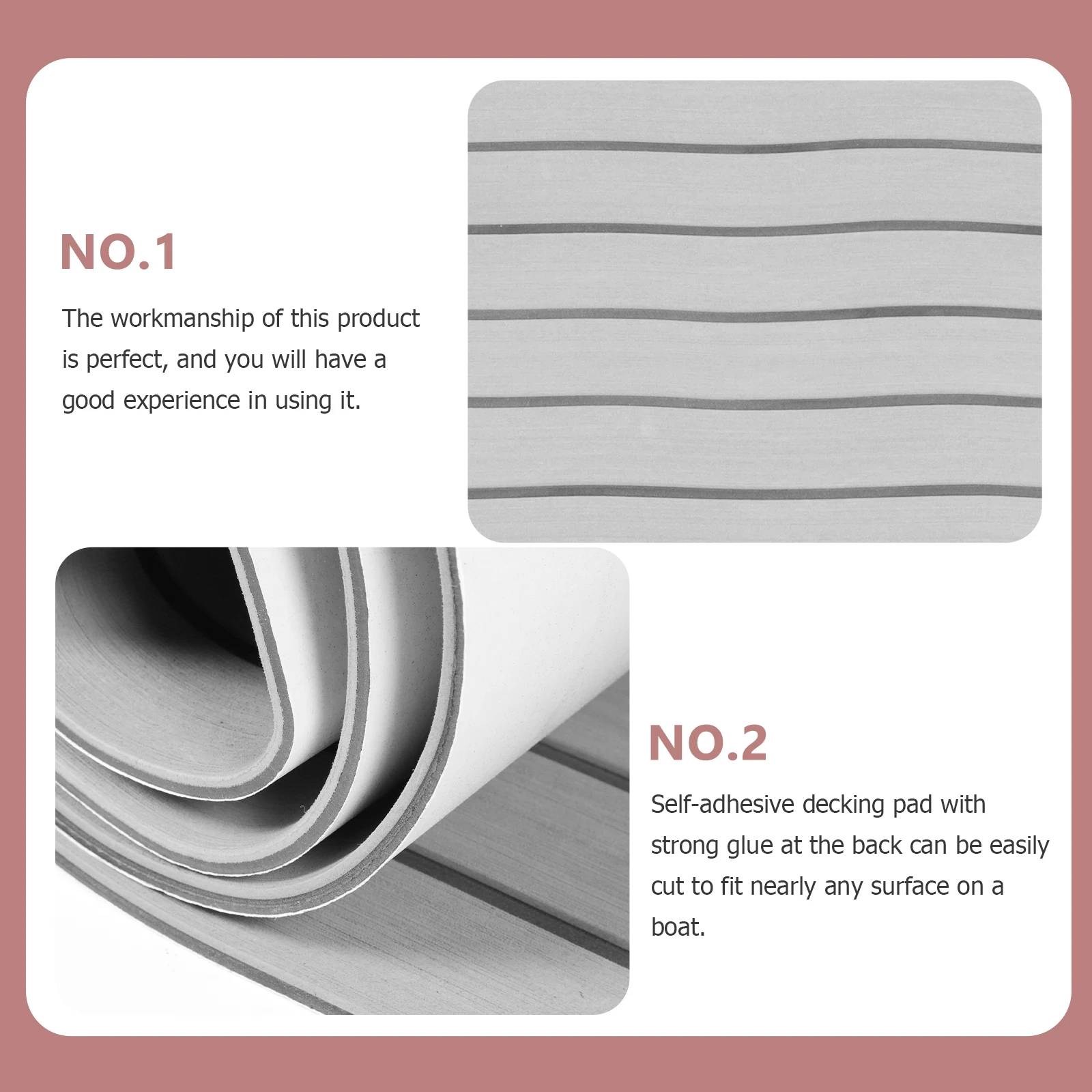 

Non-slip Mat for Yacht Enhanced Grip Boats Easy Installation Pad Floor Mats Deck Marine Flooring Anti-skid Outdoor