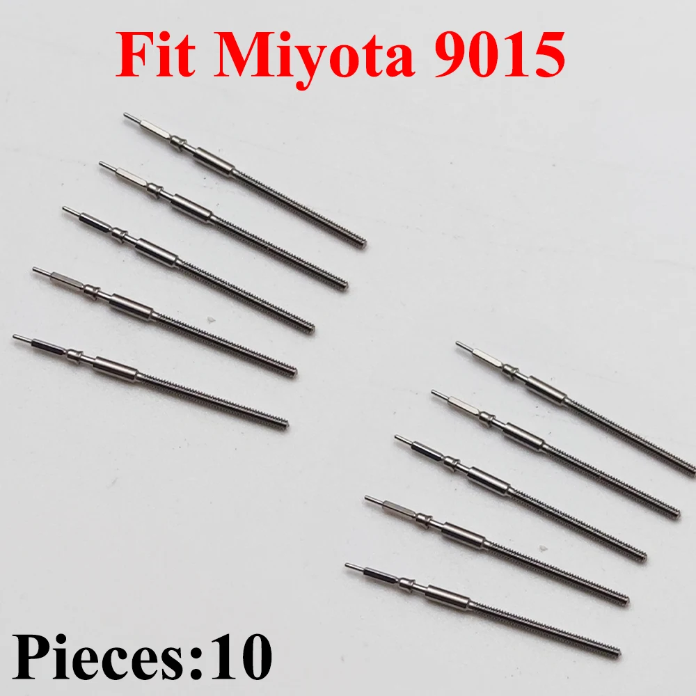 Watch Stem Stainless Steel Spare Parts fit Miyota 9015 Crown Movement Watch Parts Crown Stem