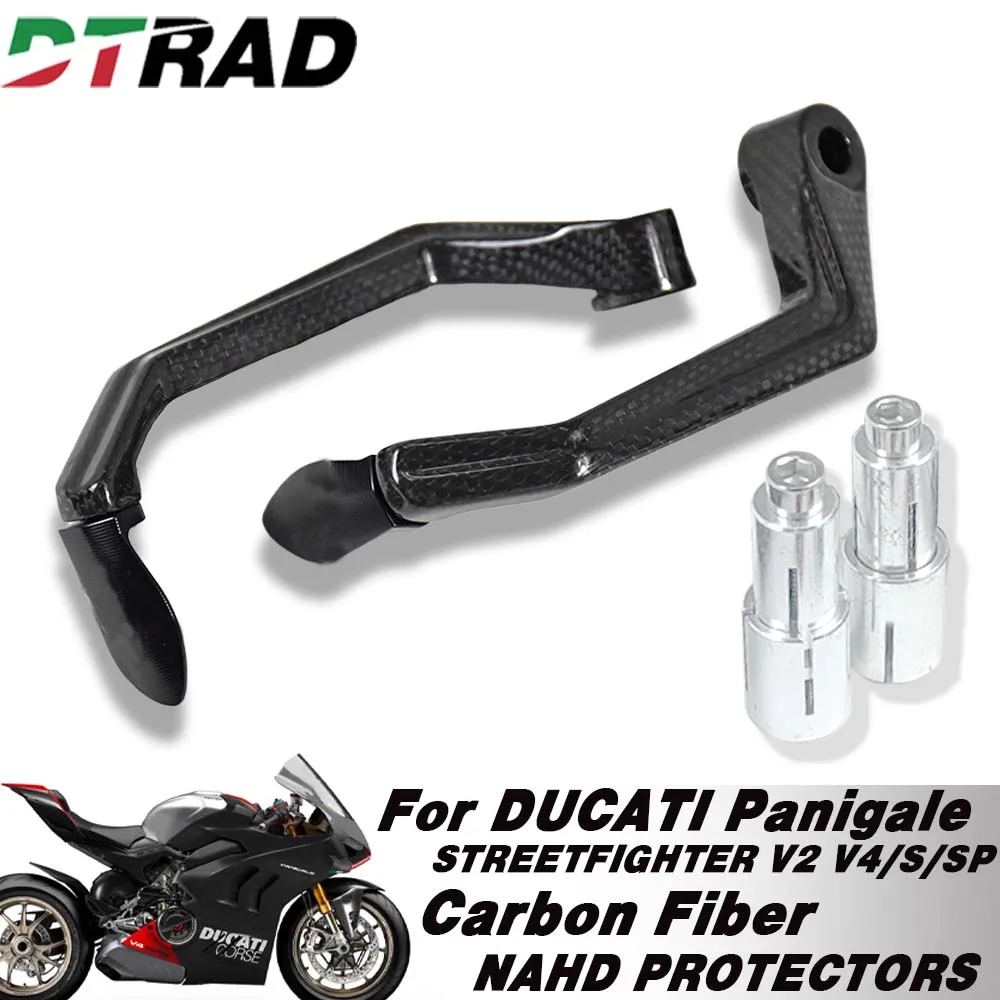 Motorcycle Carbon Lever Guard Brake and Clutch Handguard Protection For DUCATI PANIGALE /STREETFIGHTER V2 V4/S/SP 2025 2026 2024