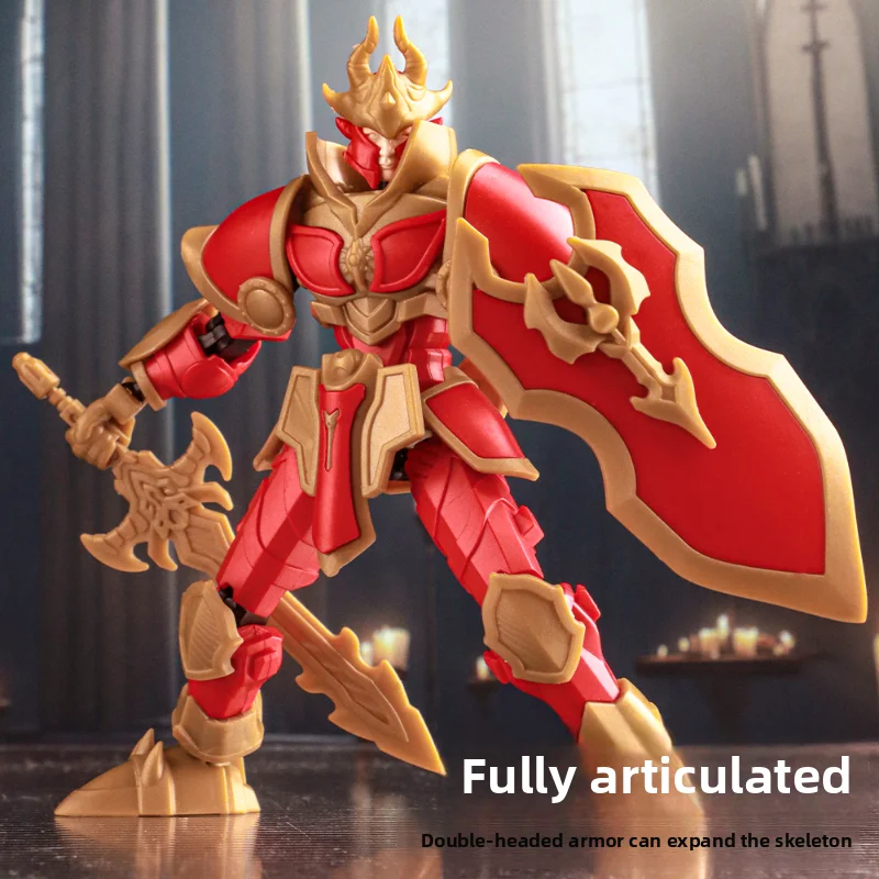 نموذج الملك آرثر نايت المنقولة المفصلية للرجال على الإنترنت المشاهير زخرفة درع درع المحارب روبوت بوي لعبة هدية