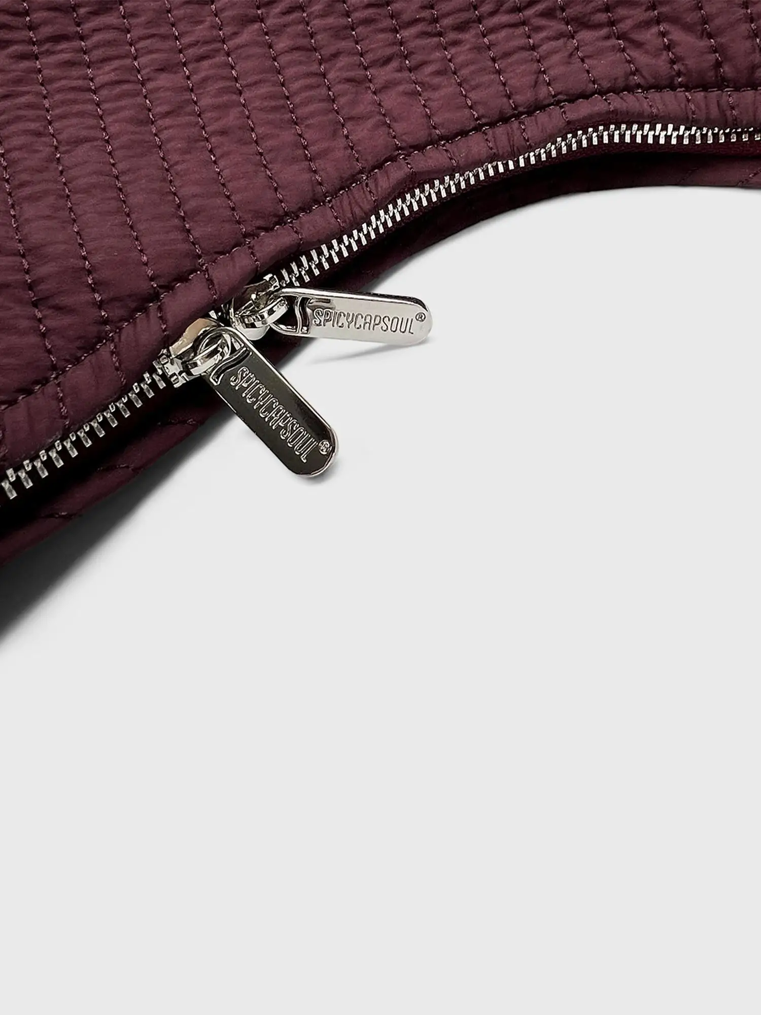 Original Splicing Color Collision Car Stitching Space Cotton Filled Crescent Bag Casual Versatile Single Shoulder Crossbody Bags