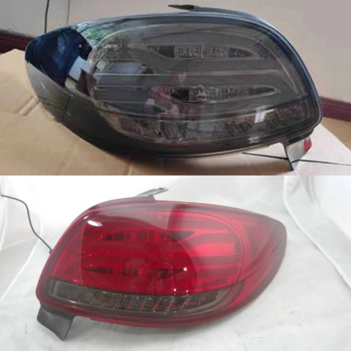 

Задний фонарь автомобиля, задний фонарь багажника в сборе для Peugeot 206 207, модифицированный указатель поворота, дневные ходовые огни, резервный фонарь