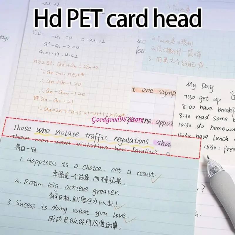 

8.74yard Long Adhesive Note Memo Pad with Built in Cutter Reminder on Notebook